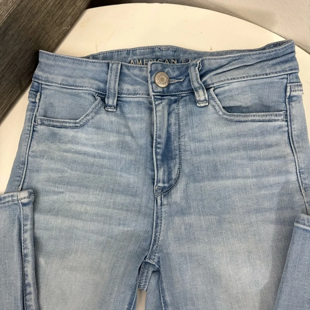 American Eagle Outfitters Blue stretch Skinny Jeans - Picture 4 of 15